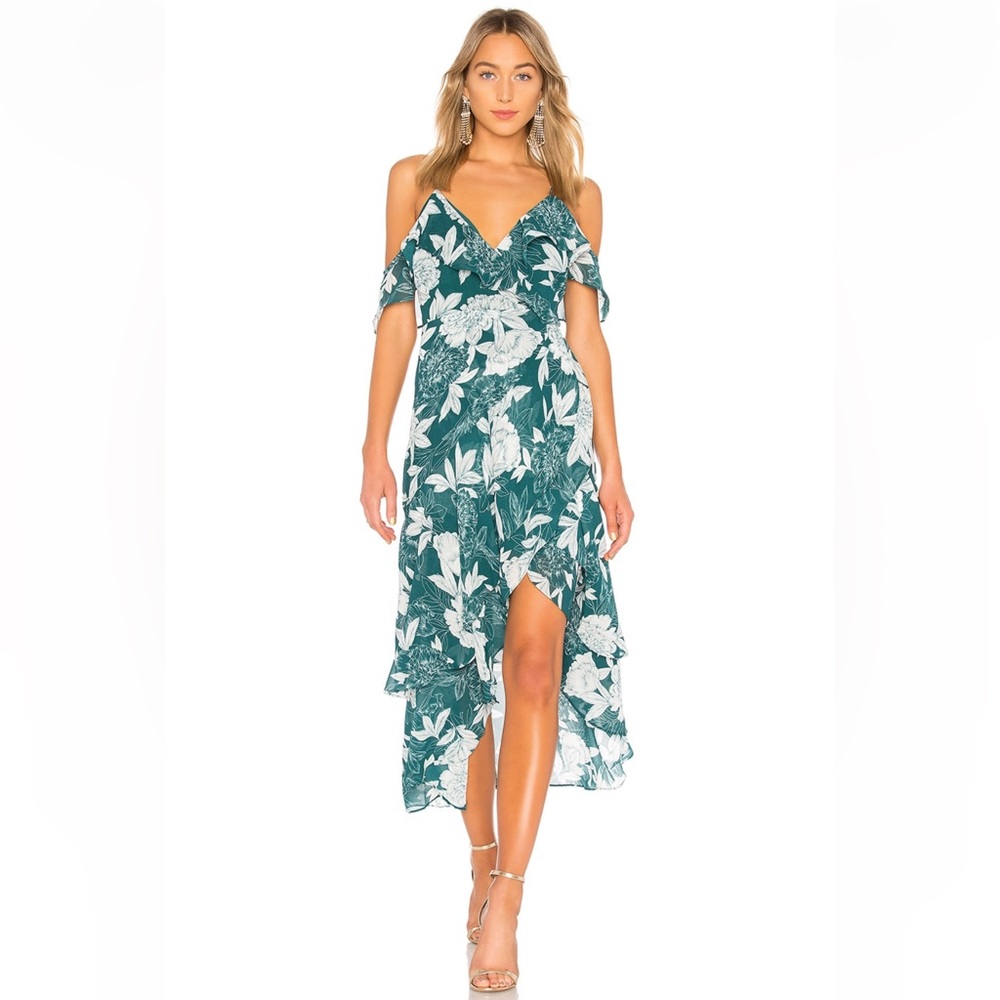 Bardot Floral Party Dress - Size XS